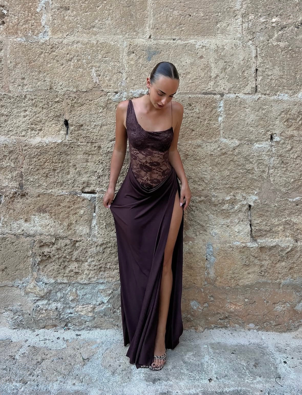 Natalie Rolt | Sloane Dress - Brown