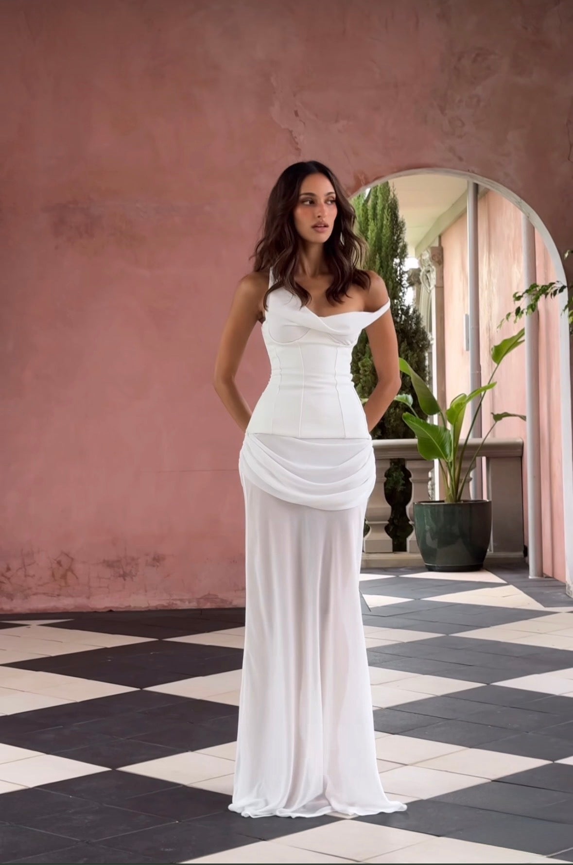 Natalie Rolt | Cadence Gown - White