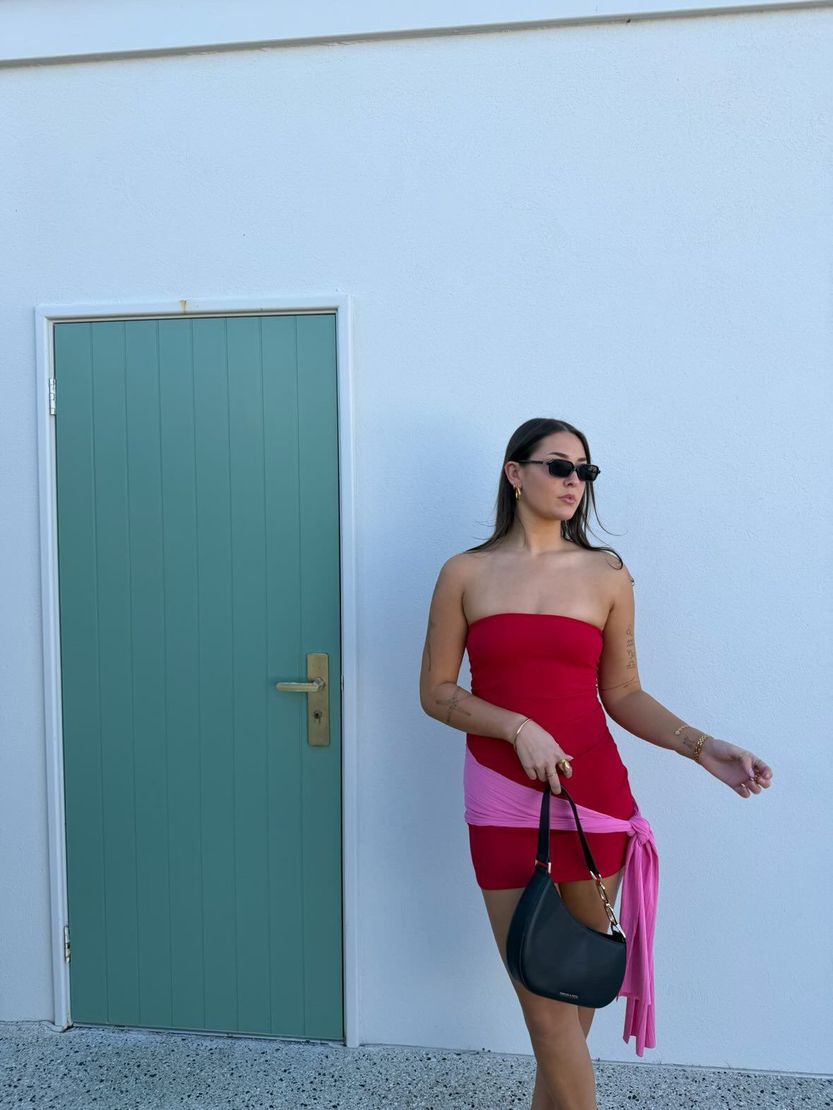 THE BOY CLUB | Romy Mini Dress - Raspberry