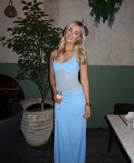 Sasha Therese | Sariya Maxi Dress - Sky Blue