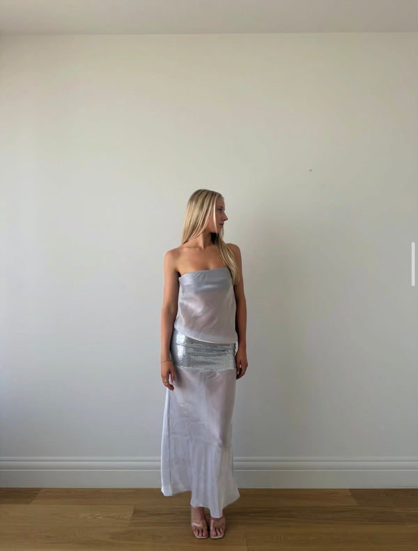 Mode Mischief | Maxi Melt Dress - Moonwater