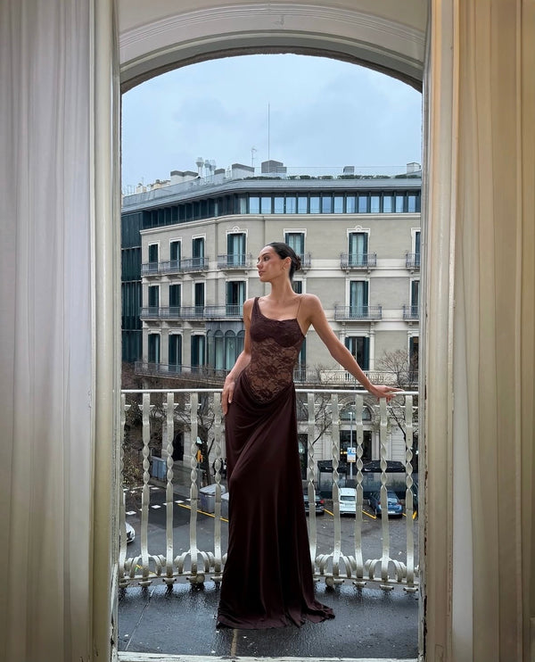 Natalie Rolt | Sloane Dress - Brown