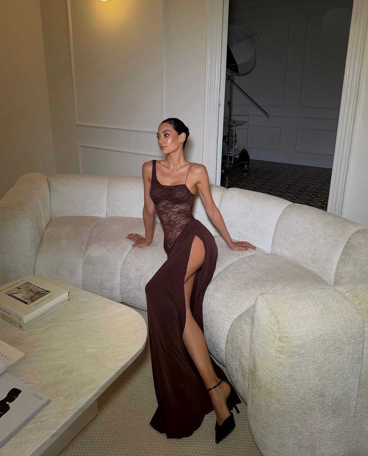 Natalie Rolt | Sloane Dress - Brown