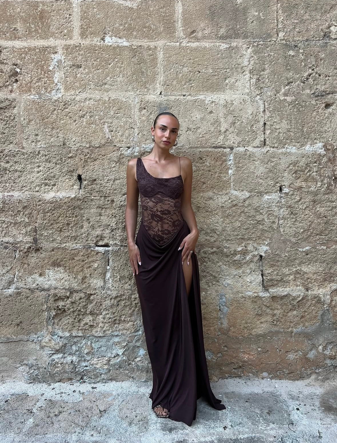 Natalie Rolt | Sloane Dress - Brown