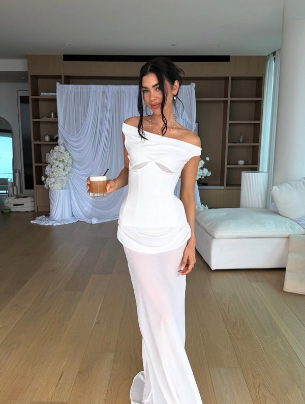 Natalie Rolt | Cadence Gown - White