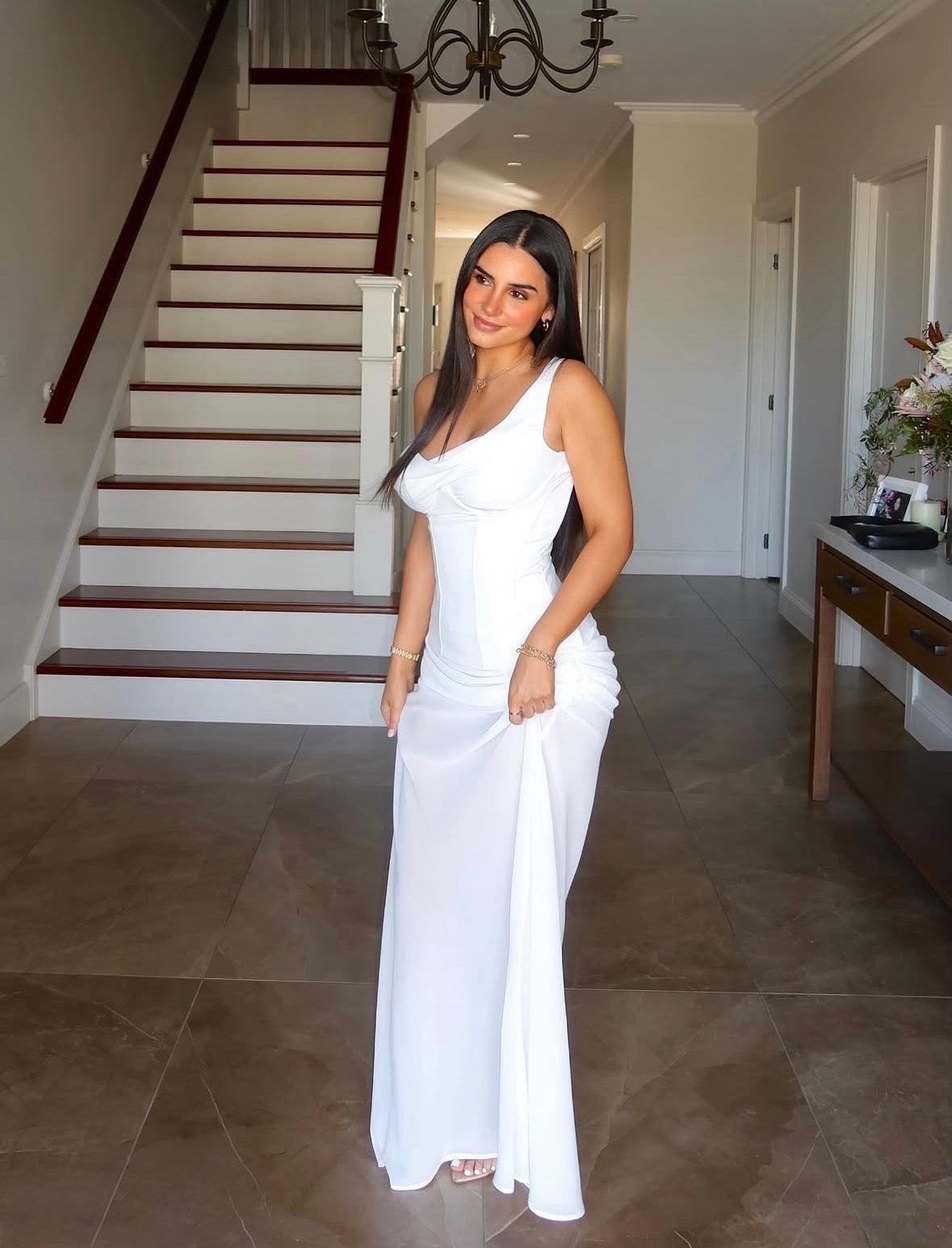 Natalie Rolt | Cadence Gown - White