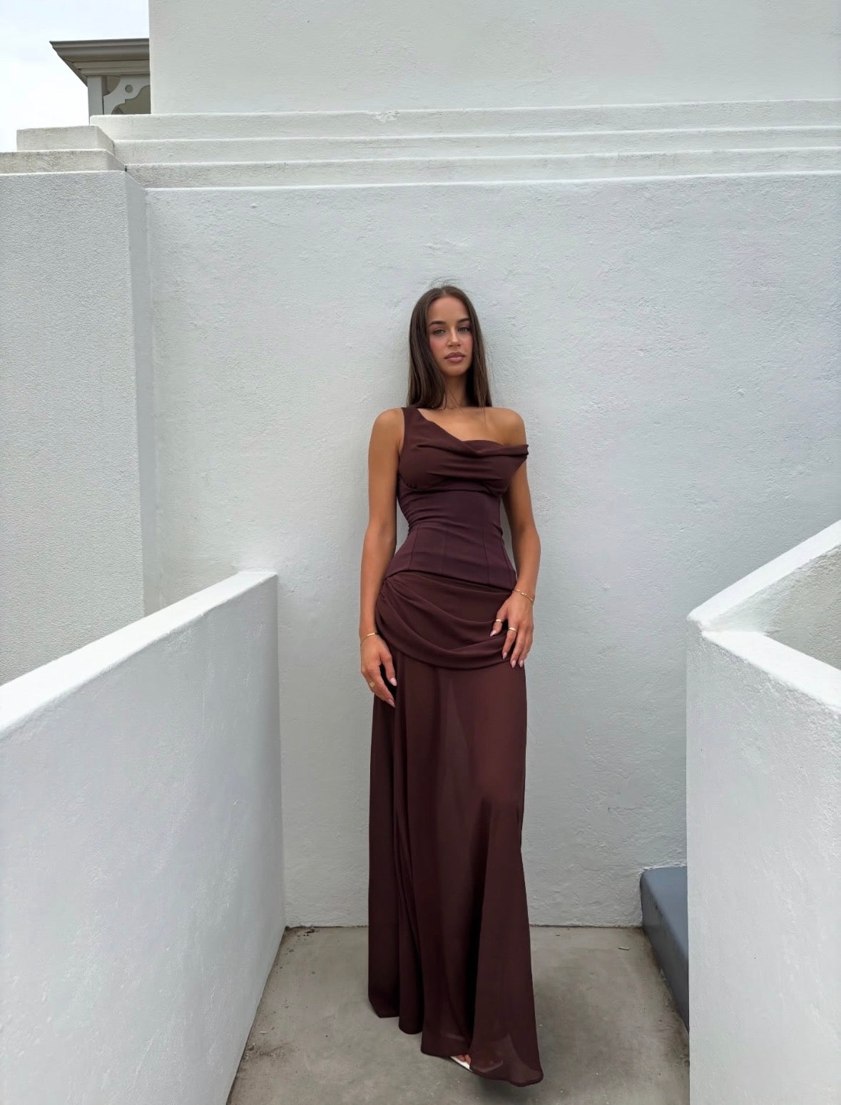 Natalie Rolt | Cadence Gown - Brown