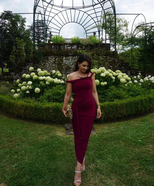 Club L London | Tulisa Maxi - Burgundy