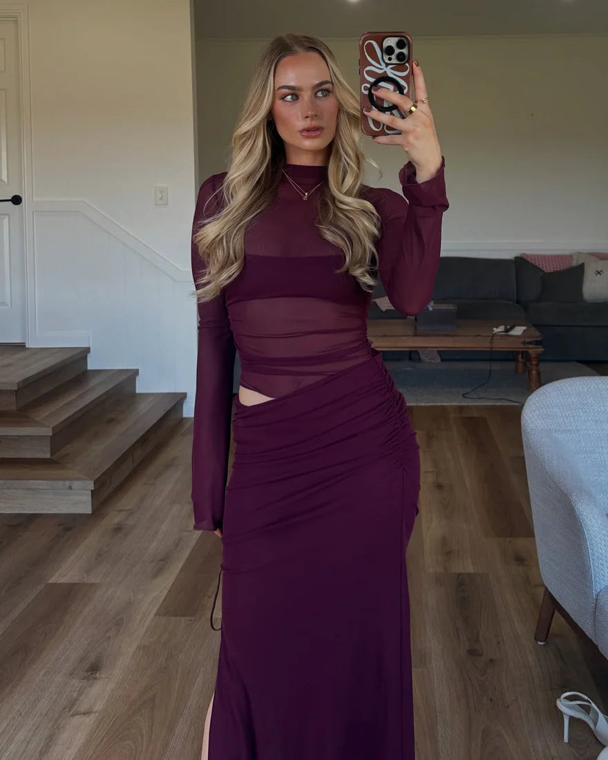 BENNI | Meble Maxi Dress - Plum